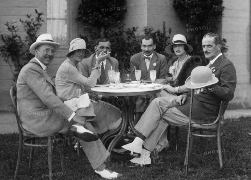 Albert Goldschmidt-Rothschild et des amis