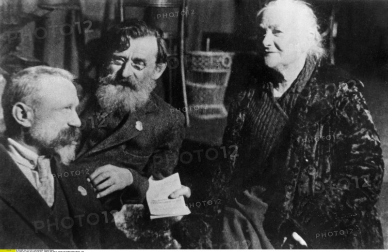 Clara Zetkin, Felix Cohn et Marchelski