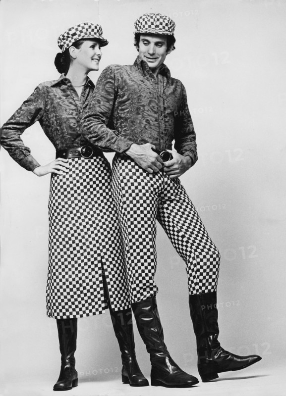 Rock und Hose aus Wollstoff