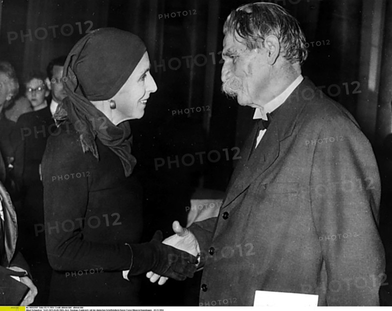 Albert Schweitzer et Karen (Tania) Blixen