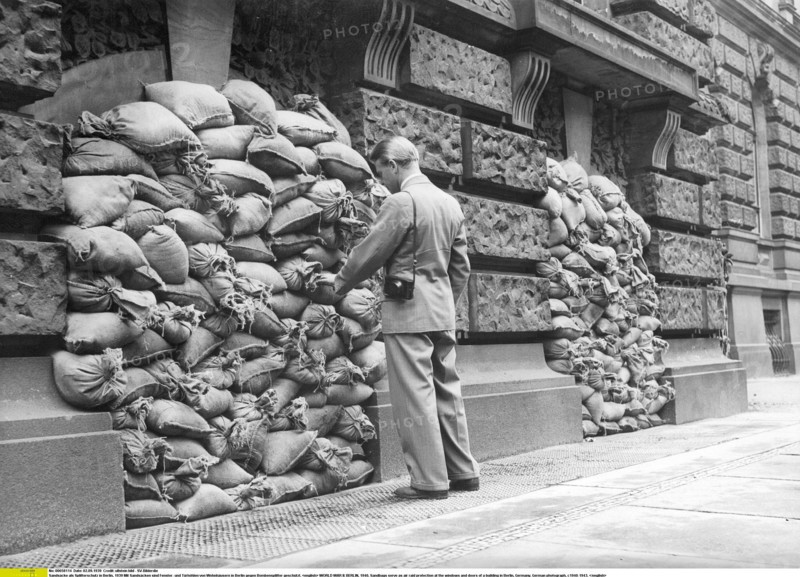 Sacs de sable servant de barricade
