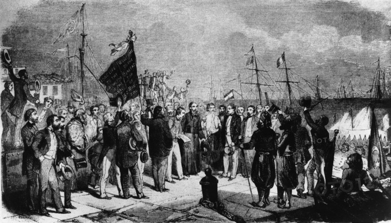 Arrivée de Ferdinand de Lesseps à Alexandrie