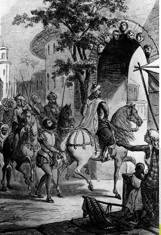 Cervantes à Alger, prisonnier du Bey Hassan Pacha