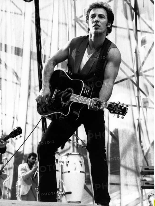 Springsteen, Bruce - Rockmusiker, USA/ bei einem Konzert in Muenchen