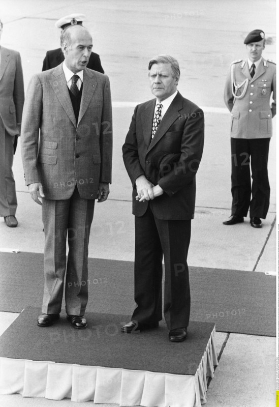 Valéry Giscard d'Estaing et Helmut Schmidt