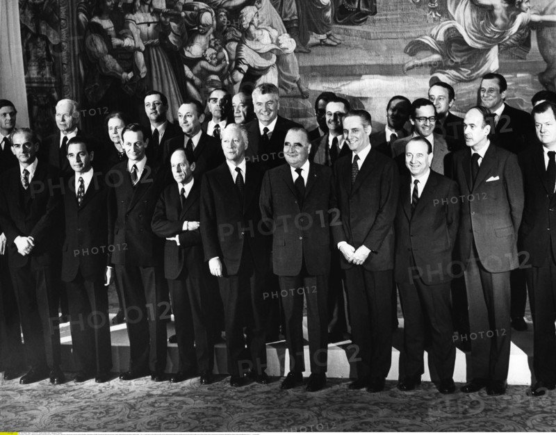 Pompidou, Georges - Staatspraesident, Frankreich/ (5.v.r.)