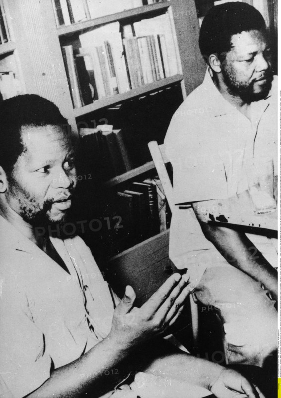 Nelson Mandela avec Oliver Tambo