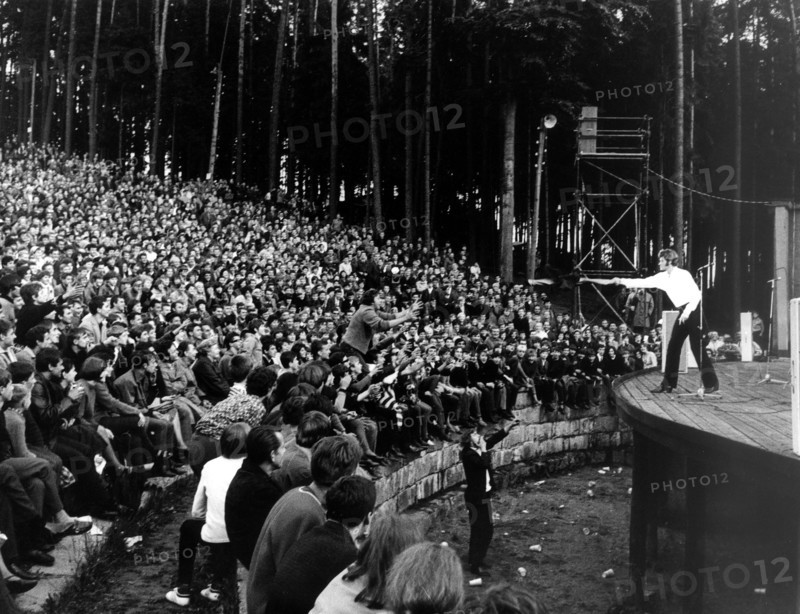 Concert en plein air de Johnny Hallyday