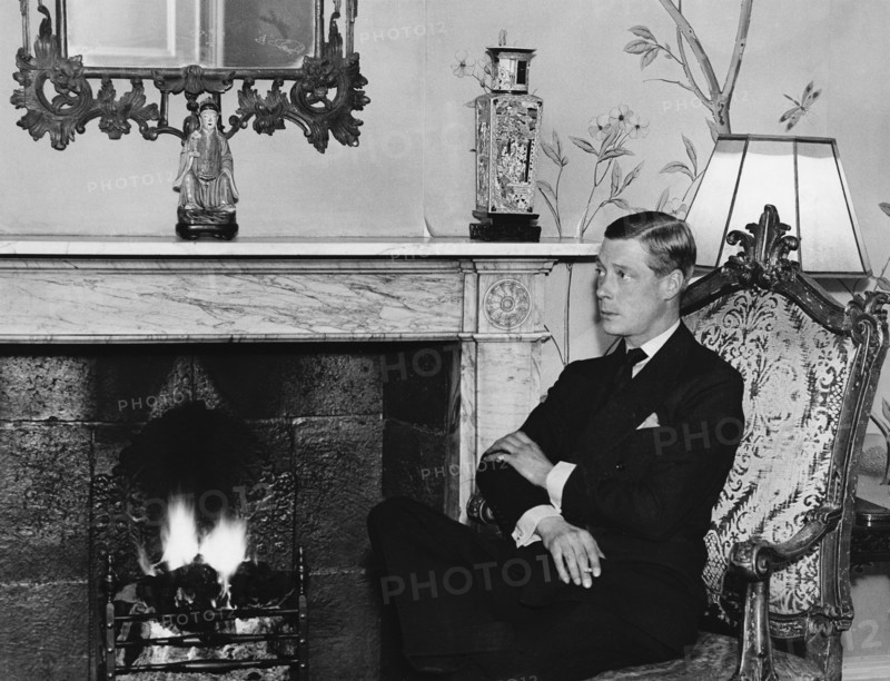 Le prince de Galles, futur roi Edouard VIII d'Angleterre