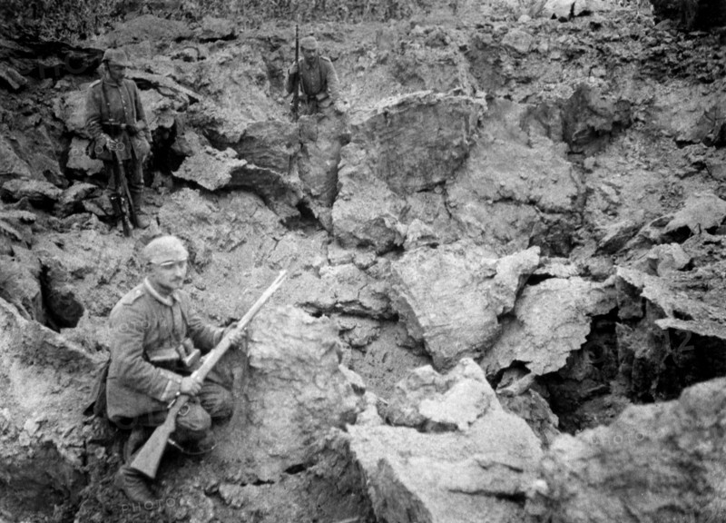 Soldats allemands près de Liège