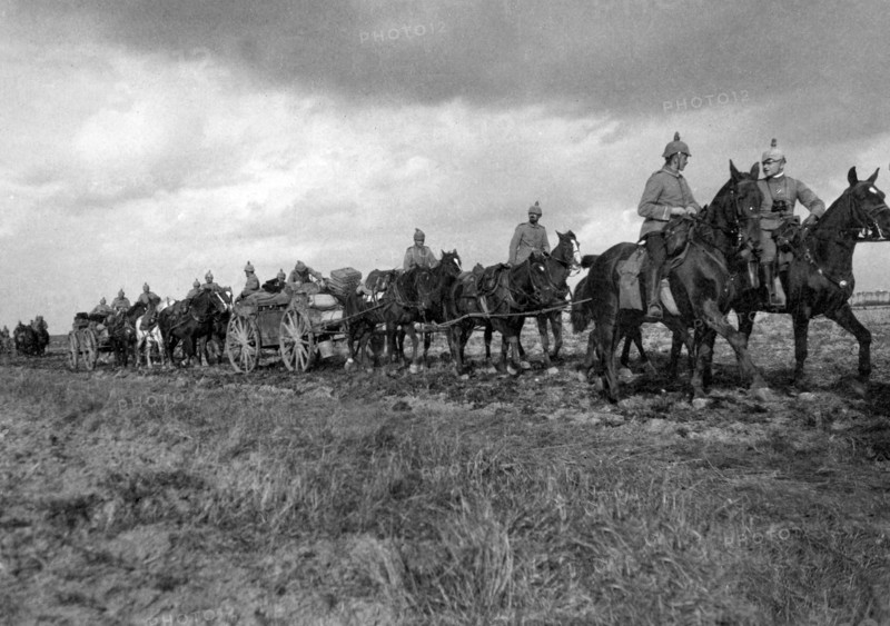 L'armée allemande en marche vers la Marne