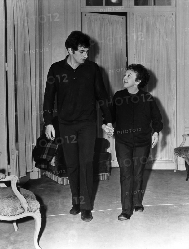 Edith Piaf et son mari Théo Sarapo