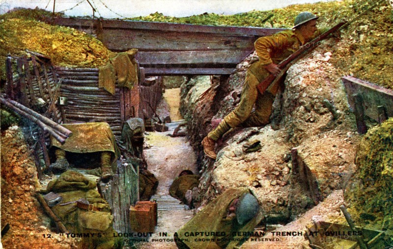 Première guerre mondiale : Le Régiment Cheshire (Bataille de la Somme)