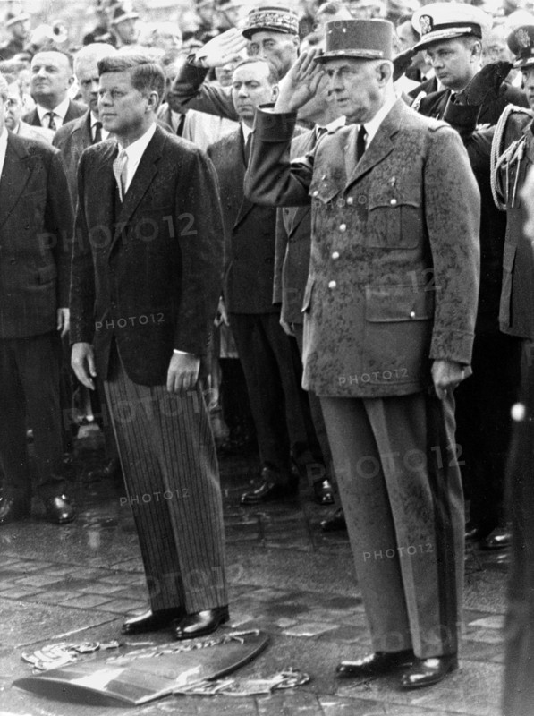Charles de Gaulle et John F. Kennedy