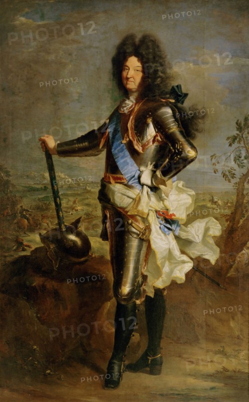 Rigaud, Portrait de Louis XIV en armure