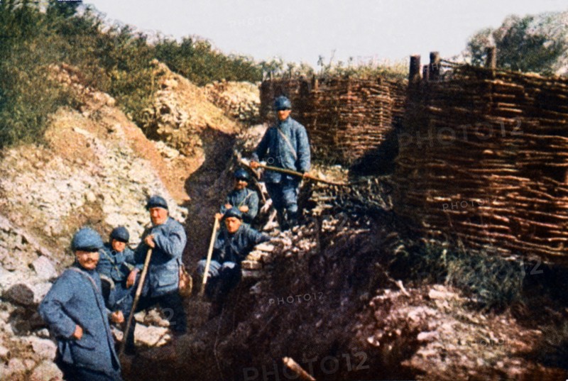 Soldats français pendant la bataille de Verdun