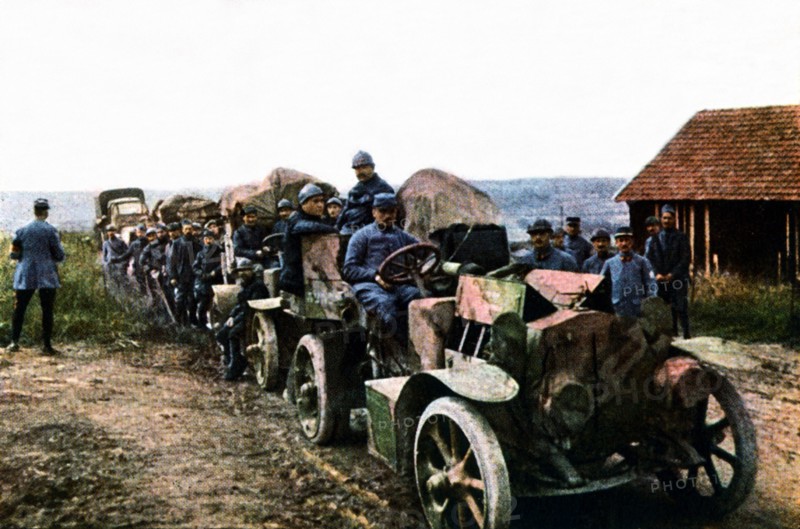 Soldats français à la bataille de Verdun