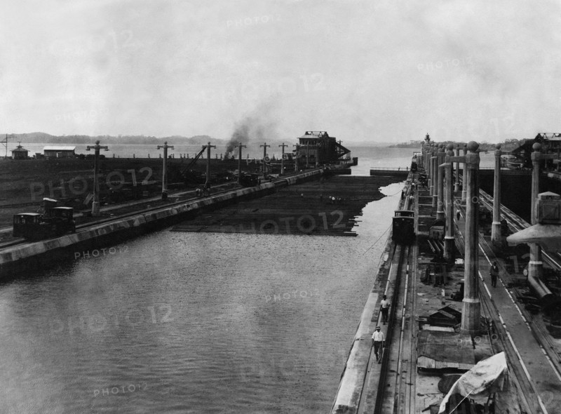 Canal de Panama, écluse de Gatun