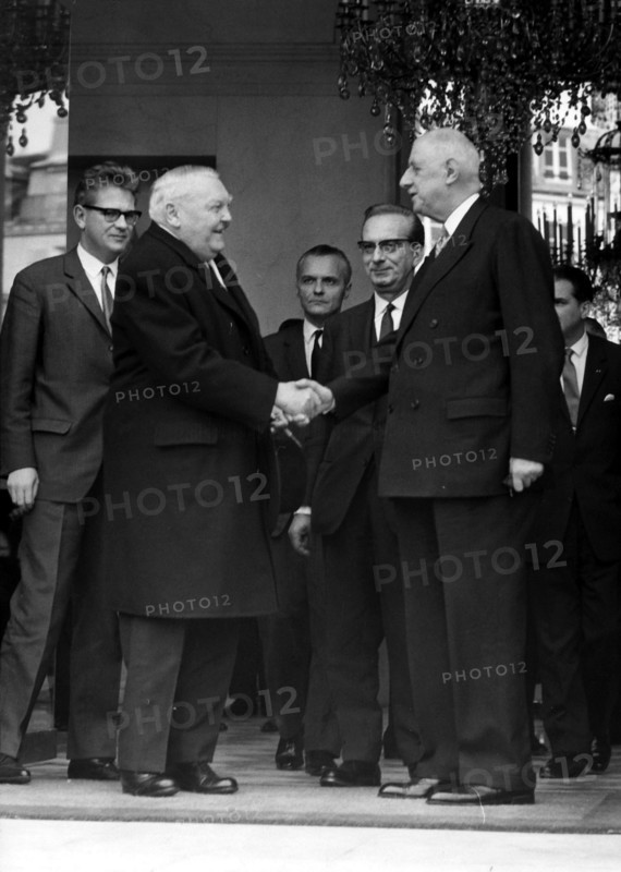 Visite officielle de Ludwig Erhard en France, 1966