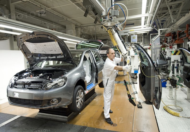 Wolfsburg. Usine Volkswagen