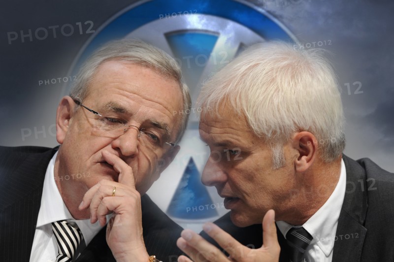 Martin Winterkorn et Matthias Mueller