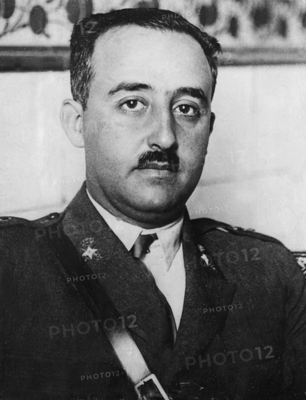 Portrait du général Francisco Franco en 1937
