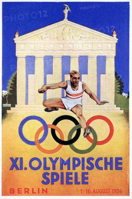 Affiche des JO d'été de Berlin 1936