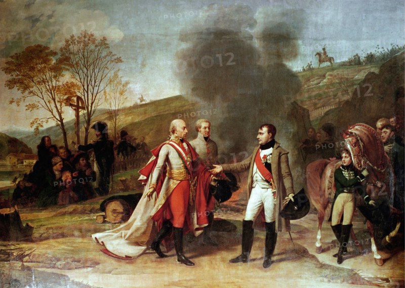 Gros, Entrevue de Napoléon Ier et de François II à Sarutschitz en Moravie
