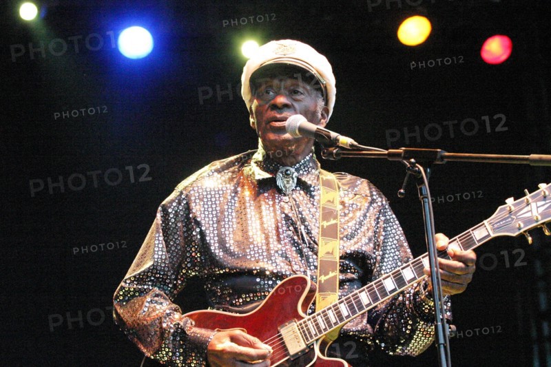 Chuck Berry sur scène, 2007