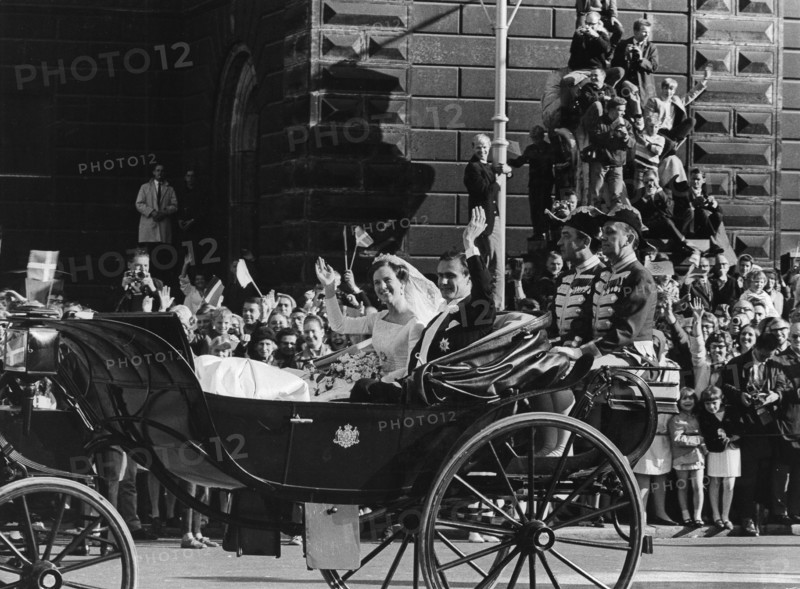 Mariage de la Princesse Margrethe de Danemark avec Henri de Laborde de Monpezat