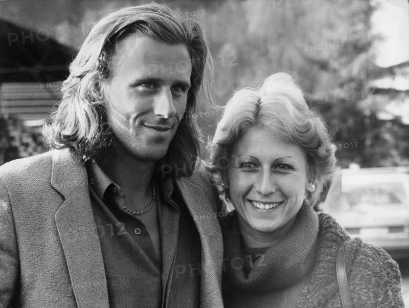 Björn Borg et sa femme Mariane, 1981
