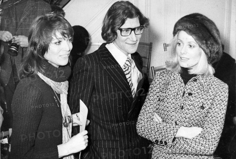 Elsa Martinelli, Yves Saint Laurent et Catherine Deneuve