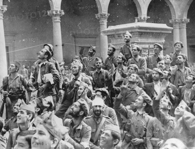 Spain La Mancha Castile Toledo: Spanish Civil War The defenders of Alcazar fortress