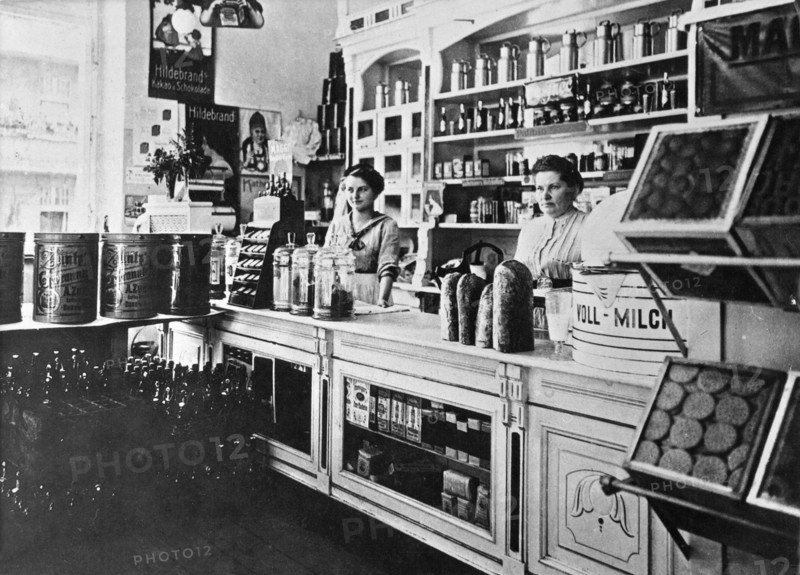 Epicierie à Berlin, 1910