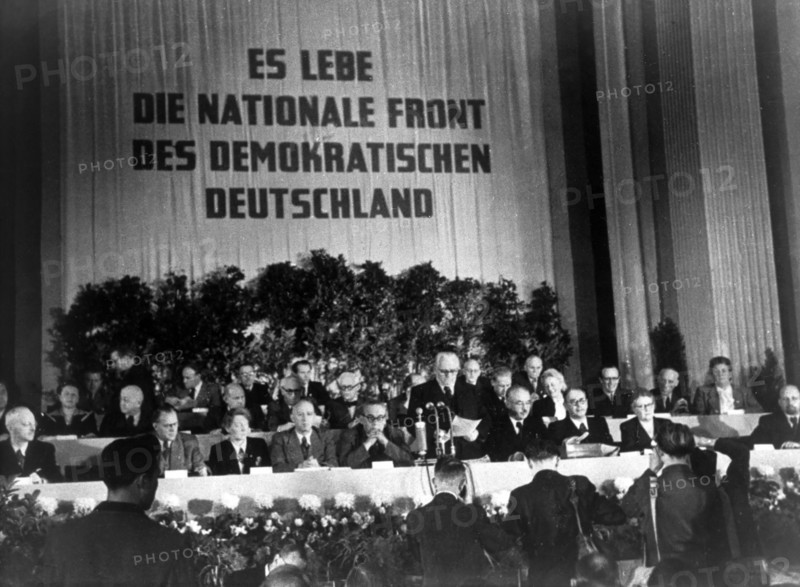 Dernière session du "Deutsche Volksrat", 1949-1950