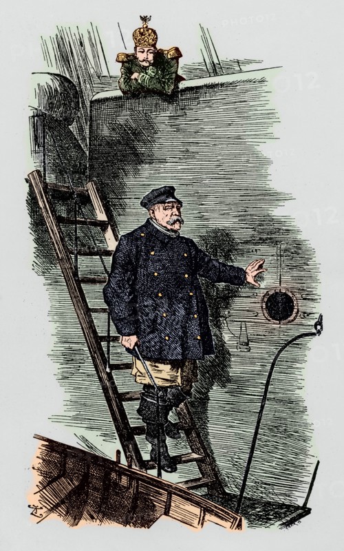 Otto von Bismarck, caricature