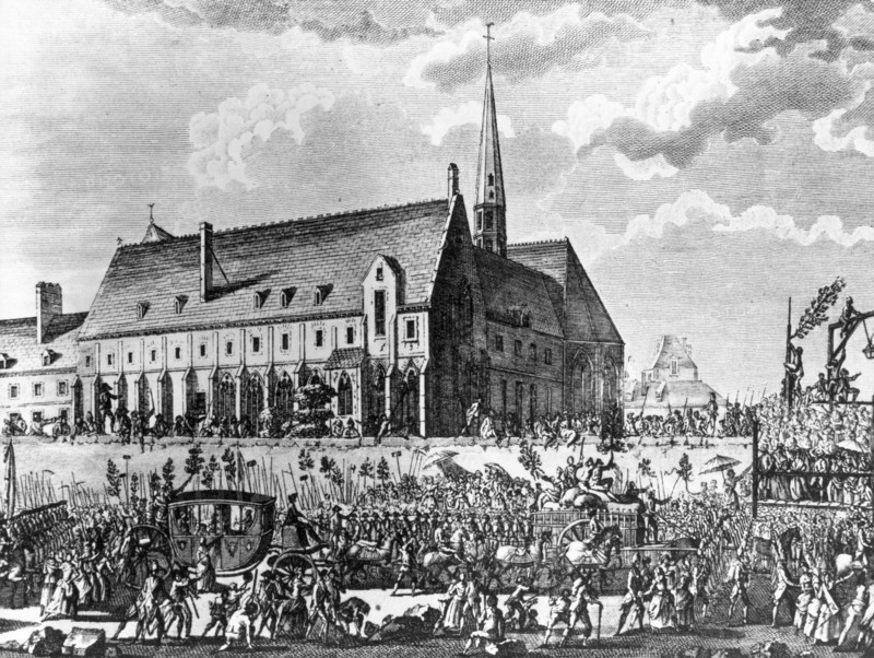 Louis XVI se rend de Versailles à Paris