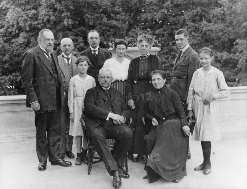 Paul von Hindenburg rend visite au comte Dönhoff
