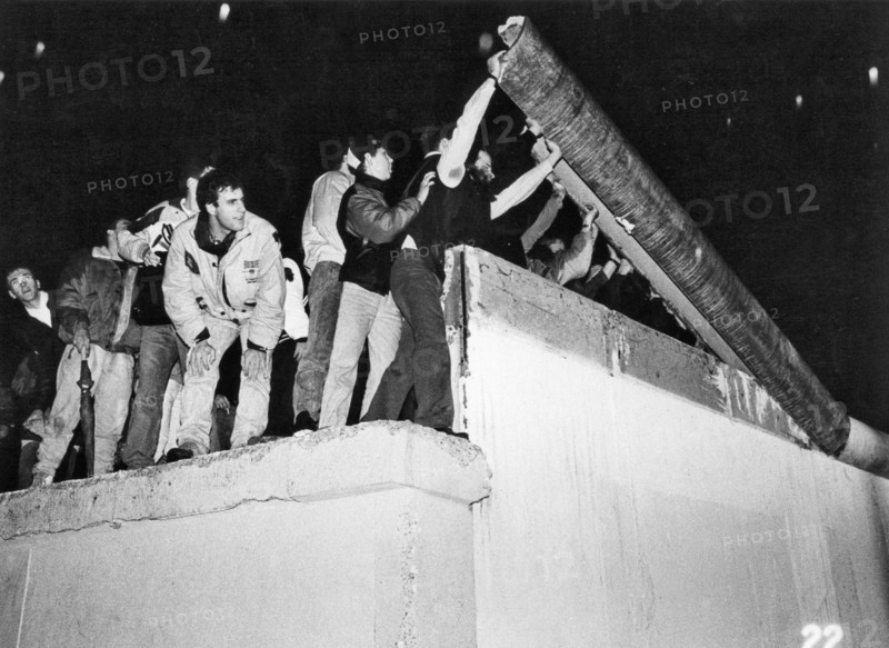 Chute du mur mur de Berlin, 1989