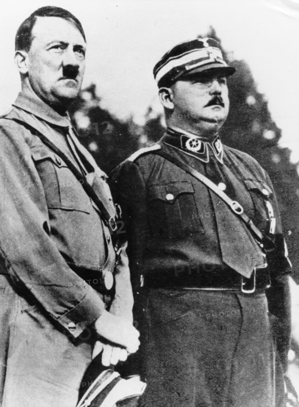 Adolf Hitler et Ernst Röhm