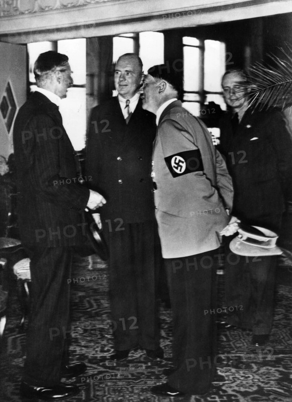 Rencontre Hitler - Chamberlain en 1938
