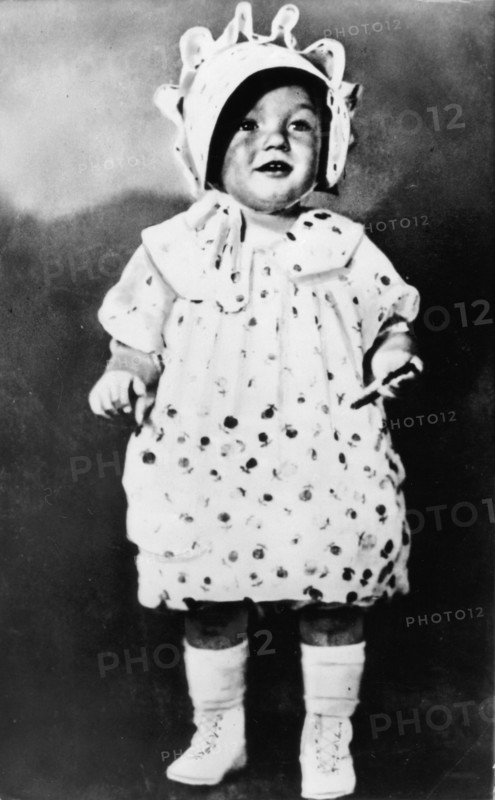Marilyn Monroe as a toddler, undated.........