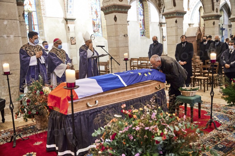 Obsèques du Président Valéry Giscard d'Estaing, Authon (Loir-et-Cher), le 5 décembre 2020