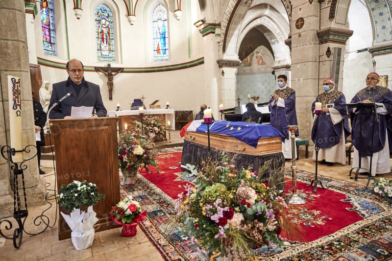 Obsèques du Président Valéry Giscard d'Estaing, Authon (Loir-et-Cher), le 5 décembre 2020
