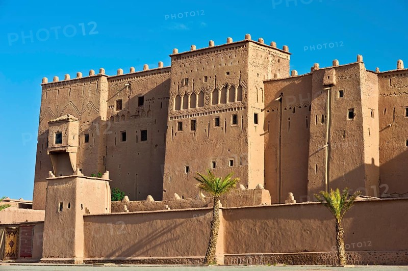 Towers and walls with ornamental decorations