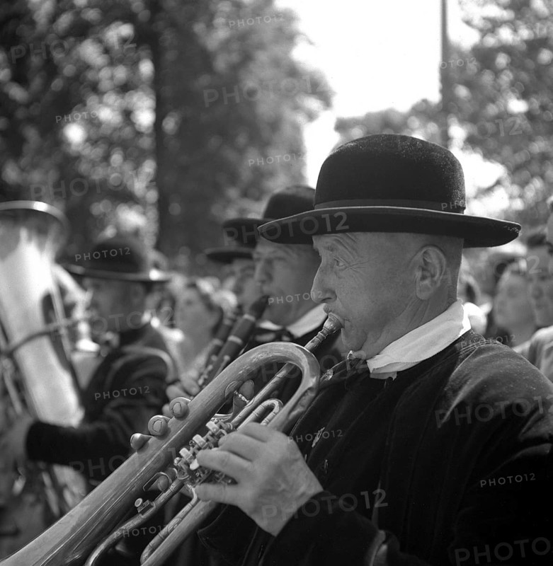 Man playing a trumpet