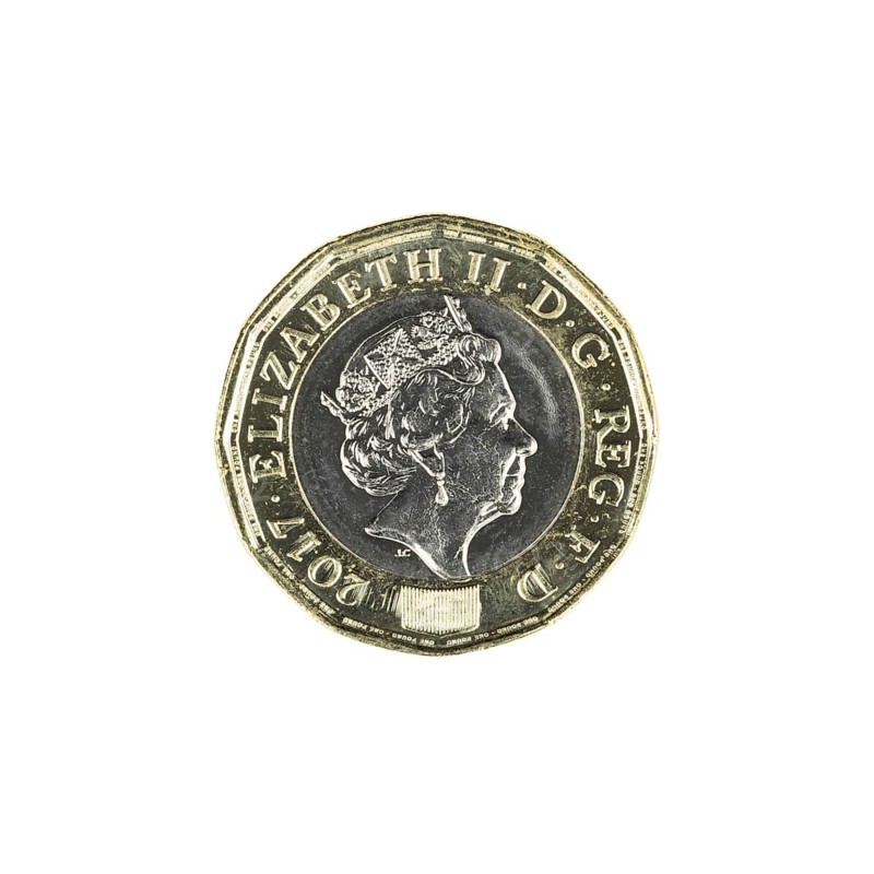 British one pound sterling coin
