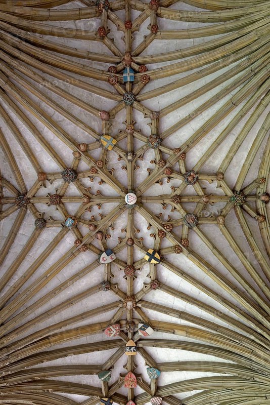 Decoration of the ceiling in the cloister