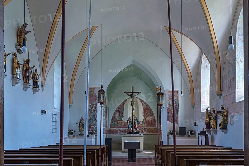 Interior of the Catholic Filial Church of the Nativity of Mary