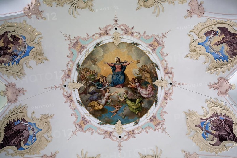 Ceiling painting St. Maria Loretto chapel